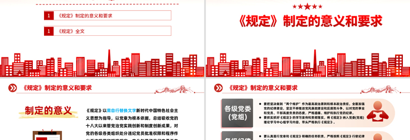 2023中国共产党处分违纪党员批准权限和程序规定PPT红色党政风党员干部学习教育专题党课党建课件模板