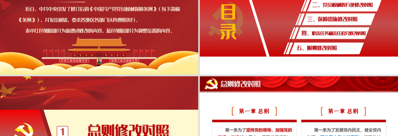 《中国共产党党员权利保障条例》修订前后对照表