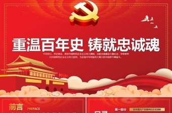 中国共产党成立一百周年结束语ppt