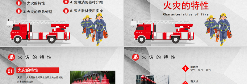 企业公司火灾应急消防知识培训PPT简约清新员工消防安全培训PPT