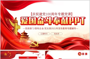 庆祝中国建党100周年主题社会实践报告ppt