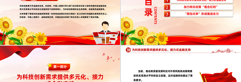 四部门详解15项科技金融政策举措PPT课件