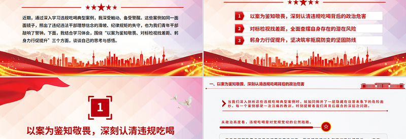 青年干部学习违规吃喝典型案例研讨发言PPT课件下载