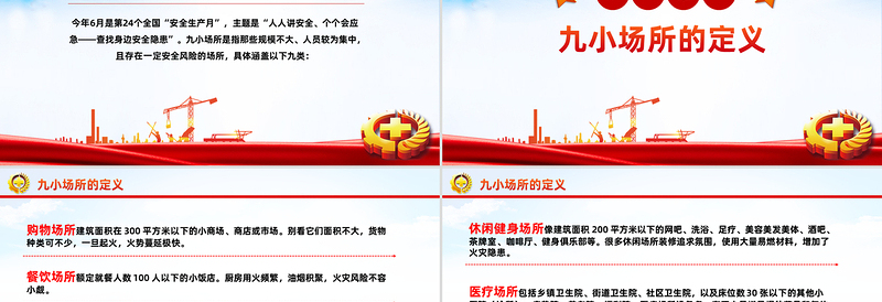 2025九小场所消防安全PPT全国安全生产月宣讲课件