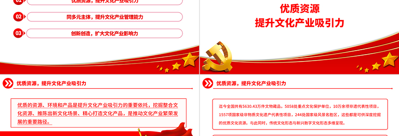 2023担负新的文化使命着力推动文化产业繁荣发展PPT党政风论贯彻落实全国宣传思想文化工作会议精神专题党课