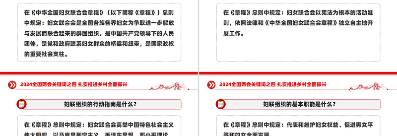 2025妇联知识宣讲PPT妇联工作指南课件下载