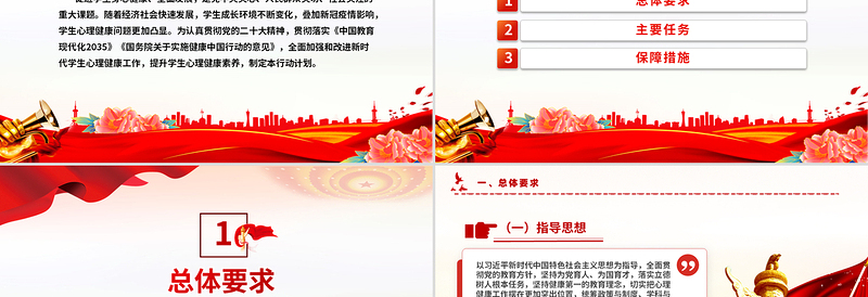 精品全面加强和改进新时代学生心理健康工作专项行动计划(2023—2025年)PPT课件