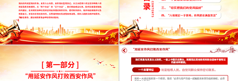 党政风党史上的作风建设PPT作风建设永远在路上微党课