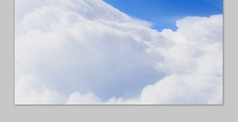 唯美蓝天白云飞机PPT背景图片