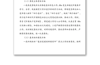 XX党支部委员会党建工作总结