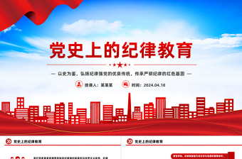 最新党的纪律ppt