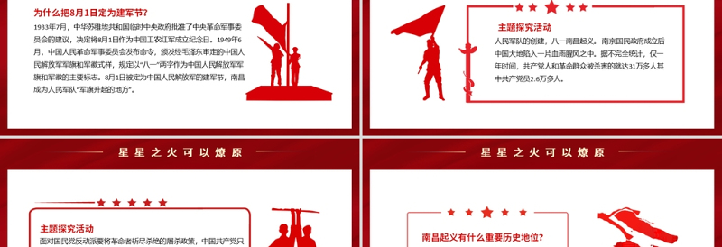 2021星星之火可以燎原南昌成为人民军队军旗升起的地方PPT建党一百周年党史学习教育南昌起义