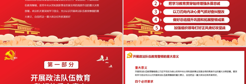 2021全国政法队伍教育整顿动员部署会议PPT