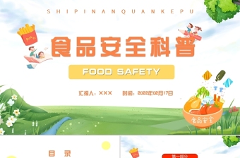 食品安全ppt背景图