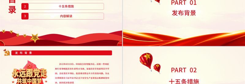 2022年安全生产十五条措施PPT强化安全生产责任落实坚决防范遏制重特大事故专题课件