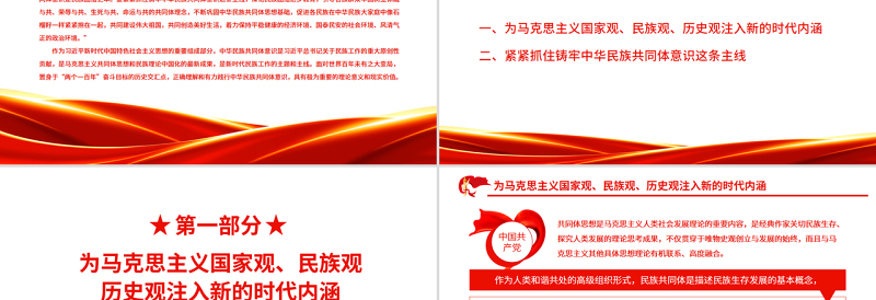 中华民族共同体意识是民族团结之本PPT红色党政风党员干部学习教育专题党课课件