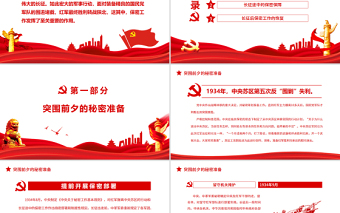 党史上的保密印记PPT红色庄严党在长征前后的保密工作党员培训保密专题党课