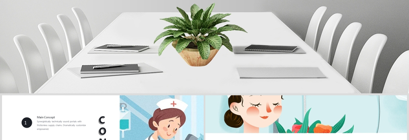 2020年国际护士节PPT模板