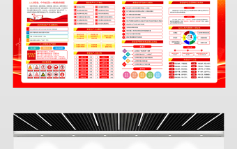 2024年安全生产月展板红色光效人人讲安全个个会应急畅通生命通道施工现场宣传栏展板