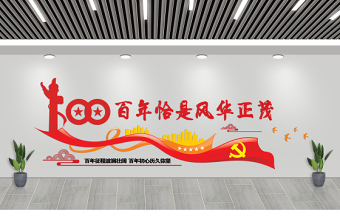 2025长城党建走廊文化墙