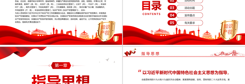 关于开展2022年全国知识产权宣传周活动的通知PPT课件模板