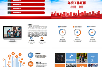 关于警察公安派出所年终总结工作汇报PPT模板