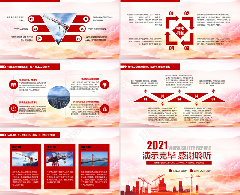 原创企业安全生产工作汇报车间安监管理模板