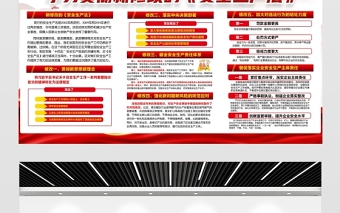 2021深入学习贯彻新修改《中华人民共和国安全生产法》展板安全生产系列专题宣传栏知识展板设计模板下载