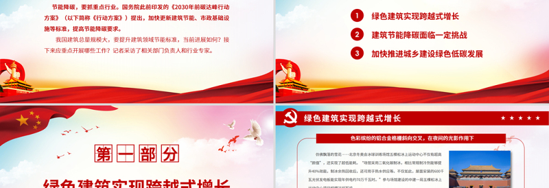 提升建筑能效助力低碳发展PPT精品经济聚焦关注碳达峰碳中和专题课件模板