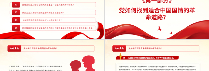 《决议》学习问答之二PPT深入学习贯彻党的十九届六中全会精神党员学习党课