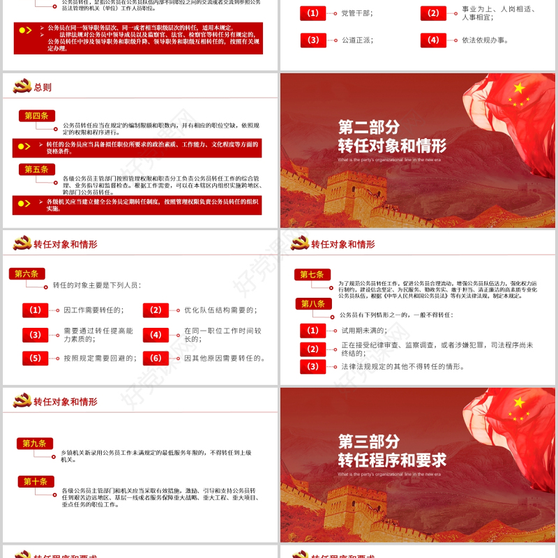 2021公务员转任规定解读根据《中华人民共和国公务员法》等有关法律法规PPT