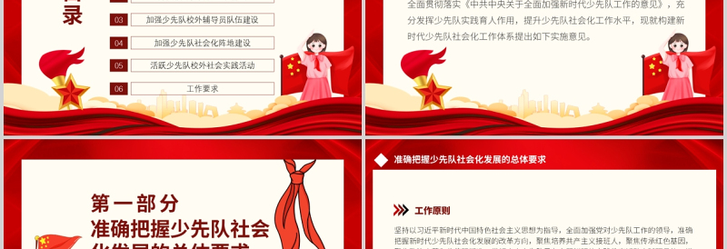 2021关于构建新时代少先队社会化工作体系的实施意见PPT简洁大气夯实校外少先队组织基础全文学习课件