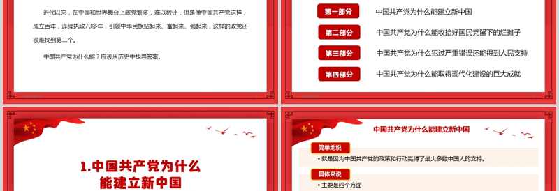 中国共产党为什么“能”庆祝中国共产党成立100周年专题党课PPT模板