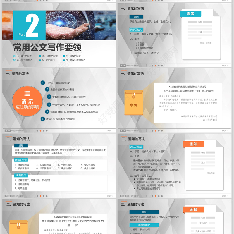 行政人员实用公文写作材料写作技巧PPT