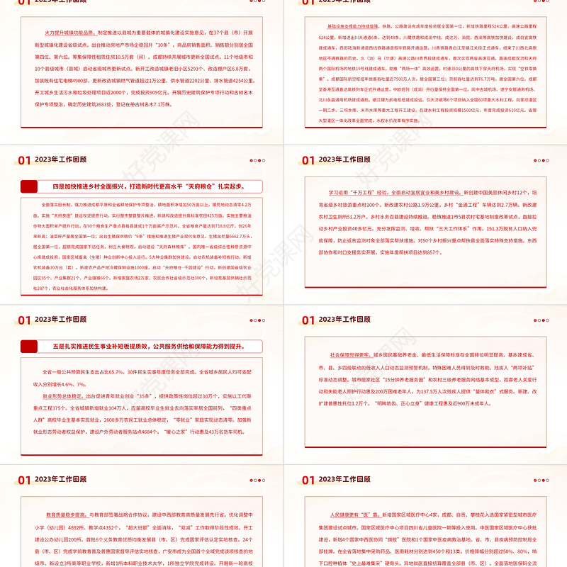 党政风2024安徽省政府工作报告PPT课件模板下载