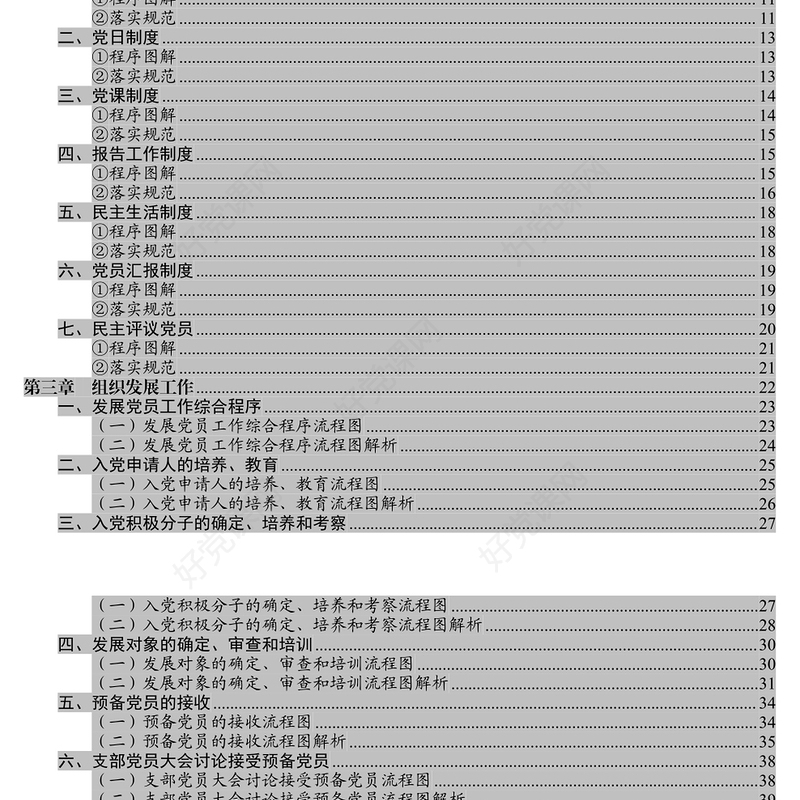 党支部工作实用手册公文写作格式与范例大全