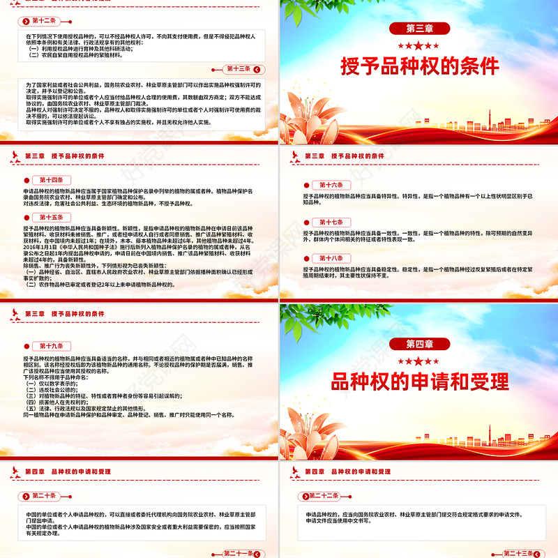 2025年《植物新品种保护条例》PPT法律法规课件下载