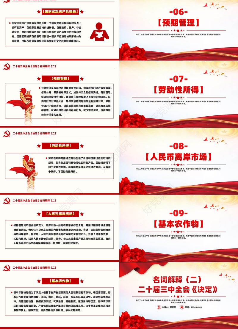 二十届三中全会《决定》名词解释（二）PPT课件下载