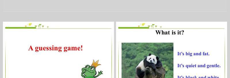  Why do you like pandas英语课件PPT模板