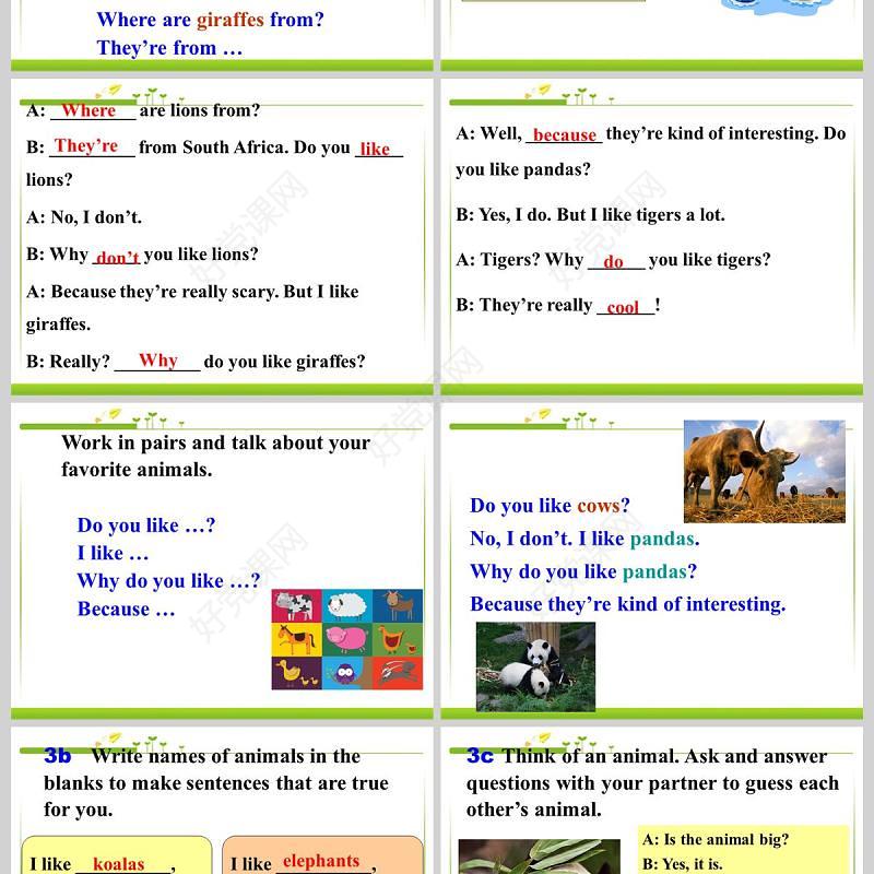  Why do you like pandas英语课件PPT模板
