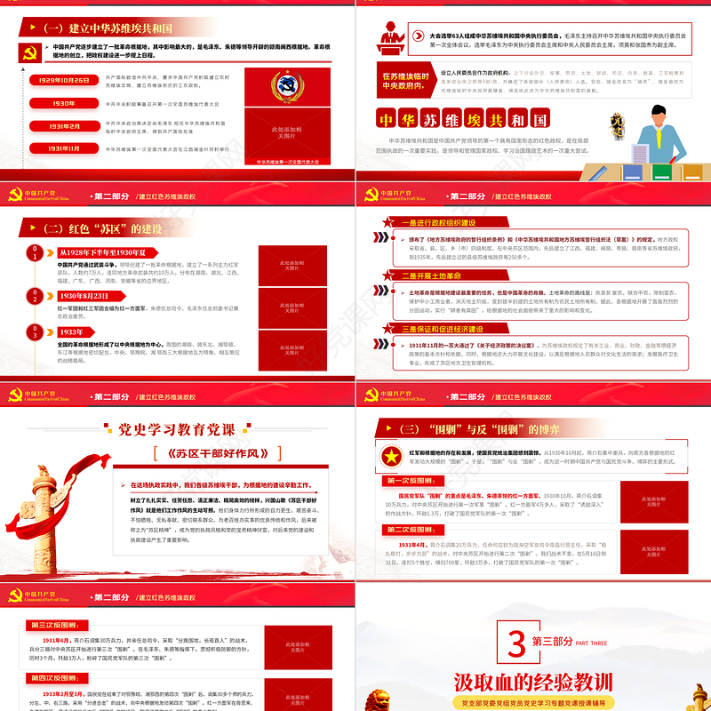 掀起土地革命风暴PPT2021建党100周年党史学习系列党课课件