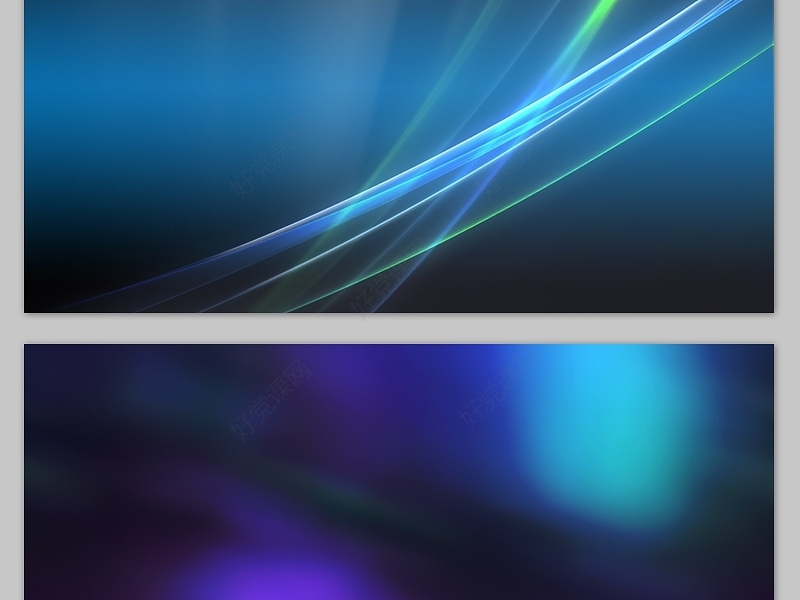 蓝色唯美梦幻炫光简约高清大图