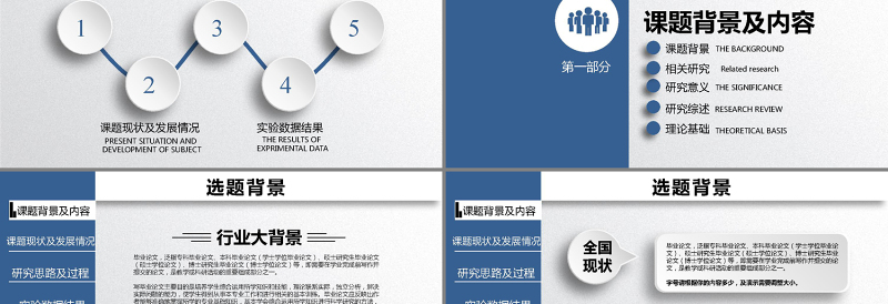 框架完整的论文答辩课题汇报PPT大气严谨规范答