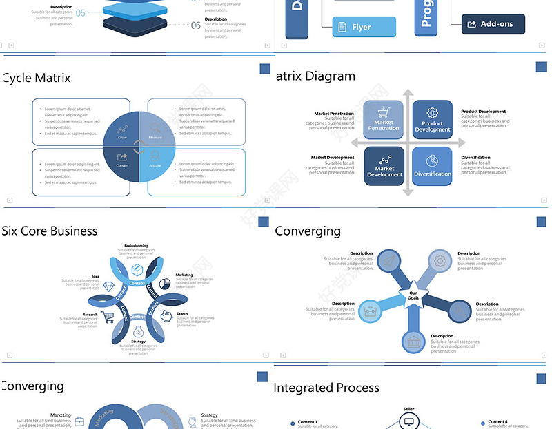 原创商务企业流程图鱼骨流程时间线-版权可商用