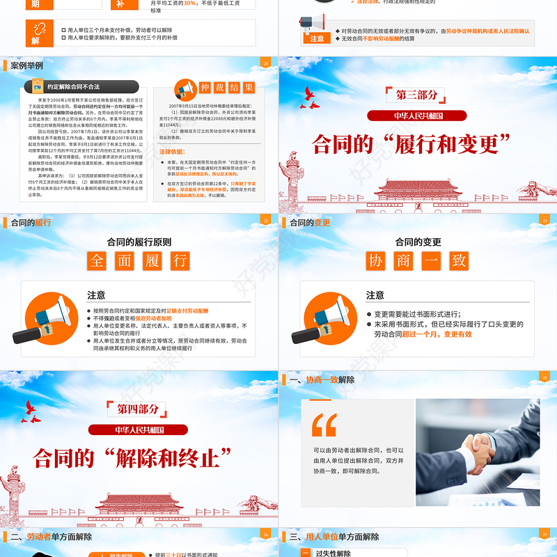 2021中华人民共和国《劳动合同法》重点解读PPT