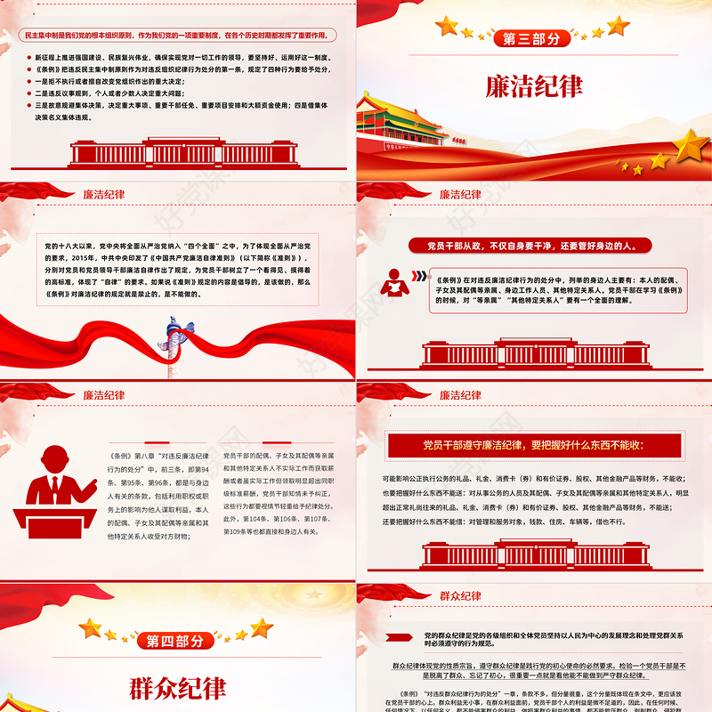 党员干部恪守六大纪律筑牢思想根基增强定力涵养正气主题党课PPT课件