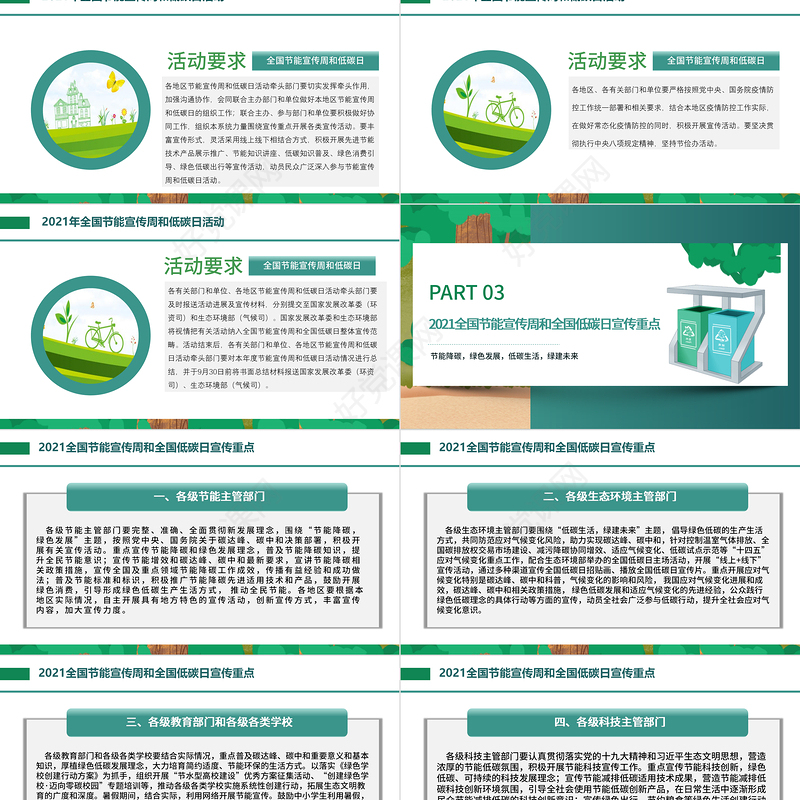 2021年全国节能宣传周和全国低碳日PPT