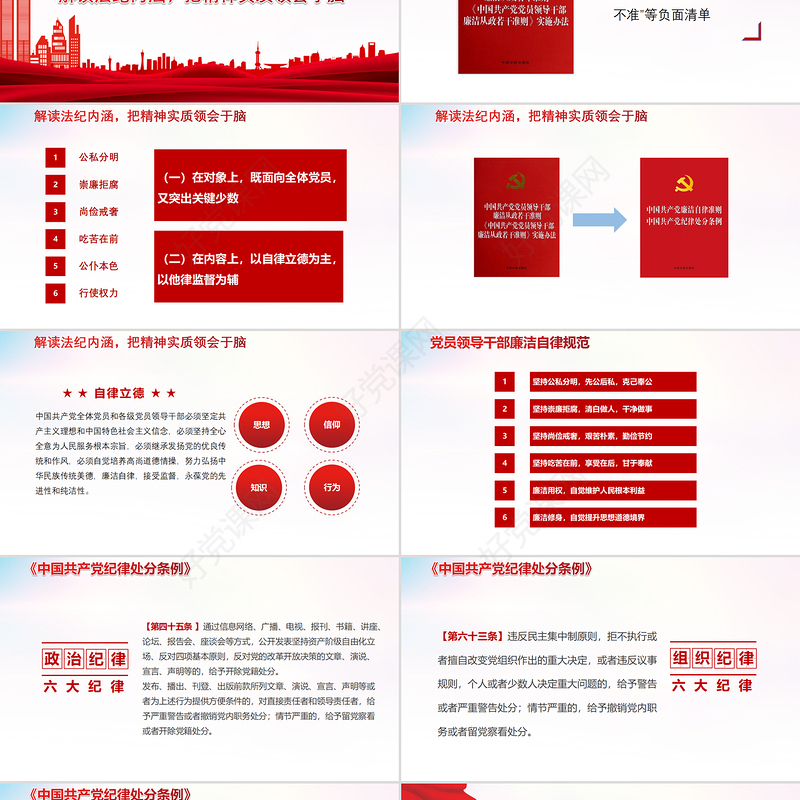 2021学深学透党规党纪永葆共产党员本色PPT严守纪律规矩党员党课课件下载