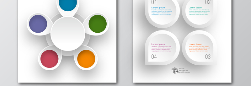 图形图表矢量元素素材-含多个ppt元素