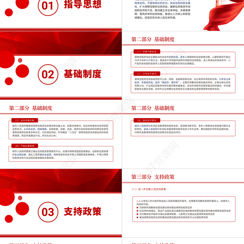 2021关于加快发展保障性租赁住房的意见PPT专题课件模板